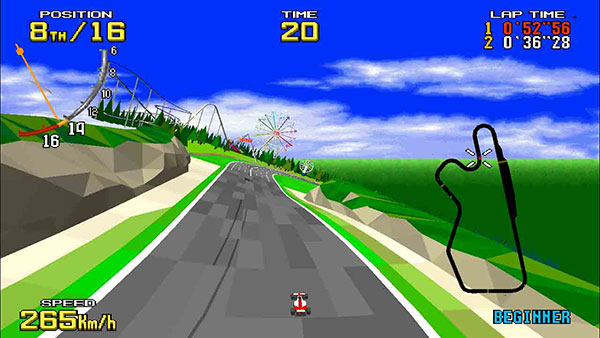 スクリーンショット5：SEGA AGES バーチャレーシング